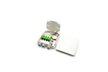Outdoor 8 Cores Gray Fiber Optic Distribution Box With 1*8 PLC Splitter